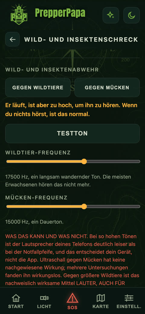 Wild- und Insektenschreck