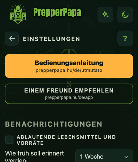 Einstellungen