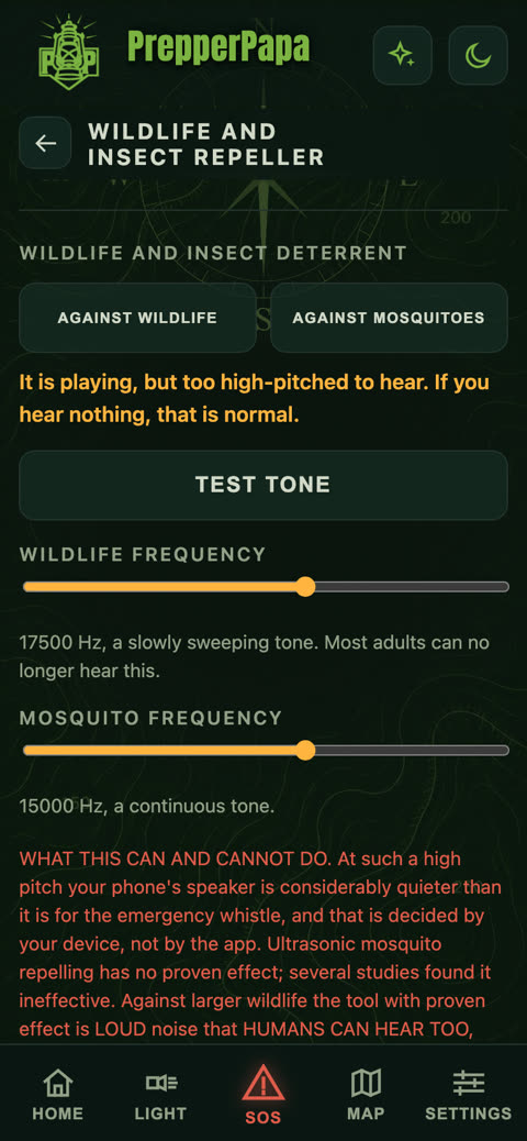 Wildlife and insect repeller