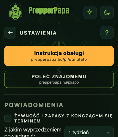 Ustawienia