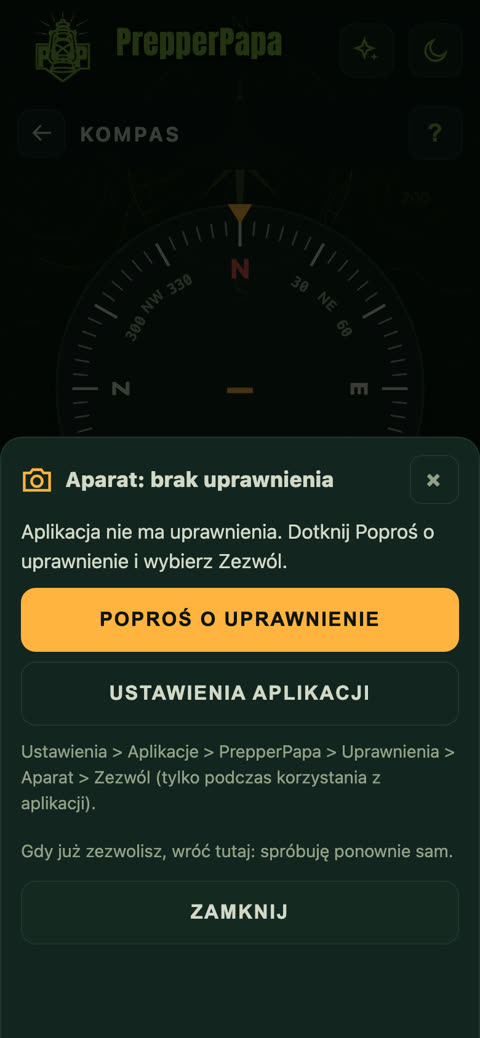 Gdy brakuje uprawnienia