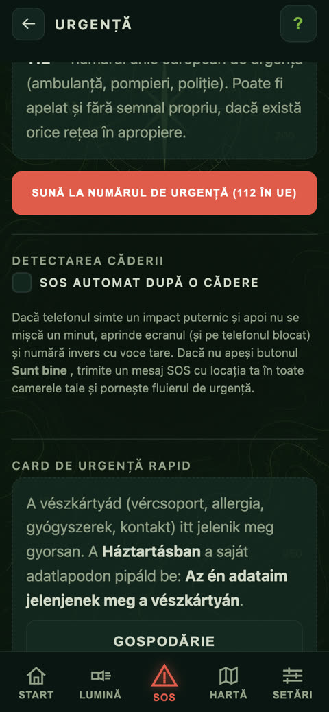 Detectarea căderii