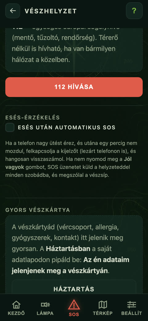 Esés-érzékelés
